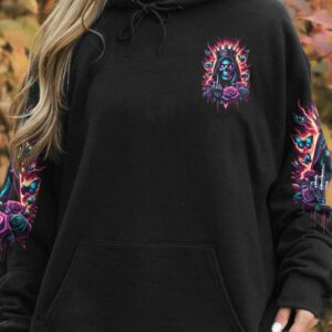 IM THE F QUEEN SKULL ROSE ALL OVER 1