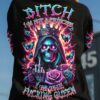 IM THE F QUEEN SKULL ROSE ALL OVER