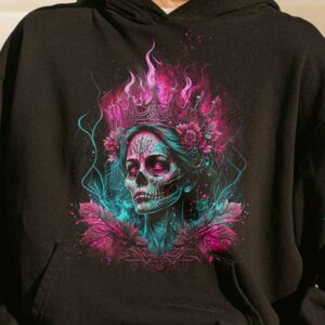 IM THE F QUEEN SUGAR SKULL ALL OVER 3 1