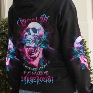ITS NOT HOW CRAZY I AM ROSE SKULL ALL OVER 1