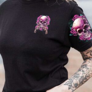 ITS NOT HOW CRAZY ROSE SKULL G ALL OVER 3