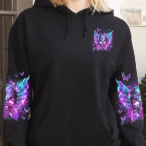 KARMA FAIRY SKULL BUTTERFLY ALL OVER PRINT HOODIE 1
