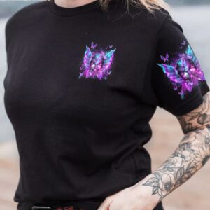 KARMA FAIRY SKULL BUTTERFLY ALL OVER PRINT T SHIRT 1