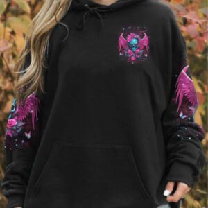 KARMA FAIRY SKULL WINGS ALL OVER PRINT HOODIE 1