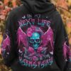 KARMA FAIRY SKULL WINGS ALL OVER PRINT HOODIE
