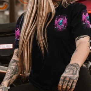 KARMA FAIRY SKULL WINGS ALL OVER PRINT T SHIRT 2