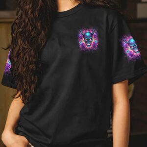 LOVE ME LIKE MY DEMONS DO SKULL ALL OVER PRINT T SHIRT 2