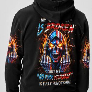 MY GIVE A F IS BROKEN HOODIE 1