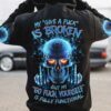 MY GIVE A F IS BROKEN MAD SKULL ALL OVER