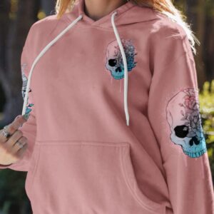 MY GIVE A F IS BROKEN PINK ALL OVER HOODIE 1