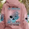 MY GIVE A F IS BROKEN PINK ALL OVER HOODIE