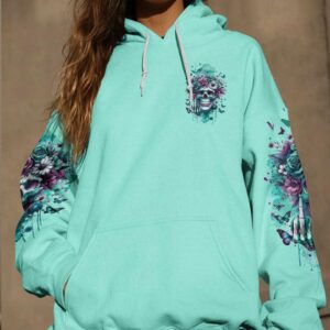 ONE DAY IM GONNA JUST SAY F IT ALL SKULL FLORAL ALL OVER 1