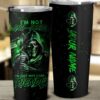 PERSONALIZED IM NOT ANTI SOCIAL SKULL TUMBLER 1