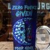 PERSONALIZED ZERO FCKS GIVEN TUMBLER