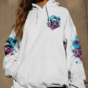 SALTWATER HEALS EVERYTHING SKULL ALL OVER PRINT HOODIE 2