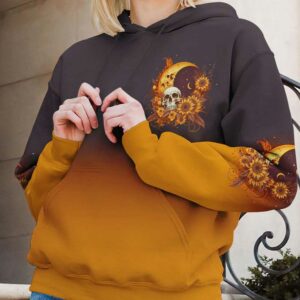 SHE IS SUNSHINE CRESCENT MOON SKULL SUNFLOWER ALL OVER 1