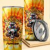 SHE IS SUNSHINE SKULL TIE DYE TUMBLER 1