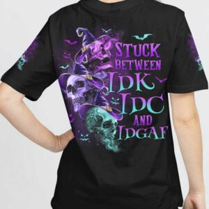 STUCK BETWEEN 3 SKULLS WITCH ALL OVER