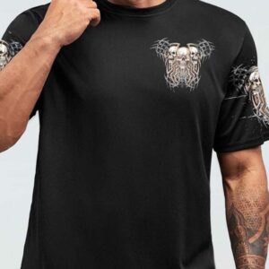 STUCK BETWEEN IDK IDC AND IDGAF SKULL ALL OVER 1 2