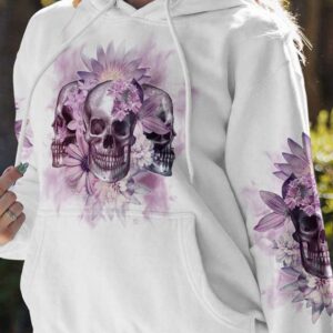 STUCK BETWEEN IDK IDC AND IDGAF SKULL ALL OVER 1 3