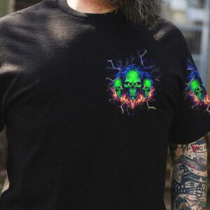 STUCK BETWEEN IDK IDC AND IDGAF SKULL ALL OVER 3 1