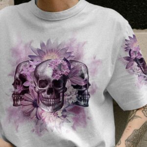 STUCK BETWEEN IDK IDC AND IDGAF SKULL ALL OVER 3 3