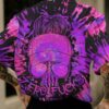 Skull Purple Tie Dye All Over T shirt Zero F Given 2