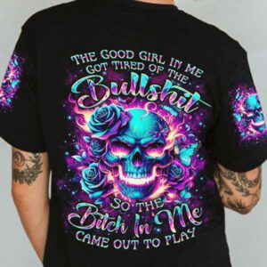 THE GOOD GIRL IN ME BONES SUGAR SKULL ALL OVER 2