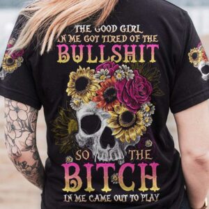 THE GOOD GIRL IN ME FLOWER SKULL ALL OVER 2