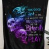 THE GOOD GIRL IN ME GOT TIRED SKULL BLANKET