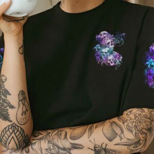 THE GOOD GIRL IN ME SKULL FLOWER ALL OVER 3