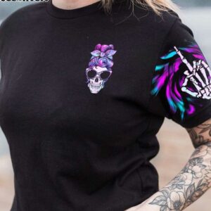 TO THAT B WITH MY NAME IN HER MOUTH MESSY BUN LEOPARD ALL OVER 3