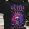 TREAT ME LIKE A QUEEN ROSE SKULL ALL OVER 2