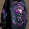 UNDERESTIMATE ME ROSE SKULL ALL OVER