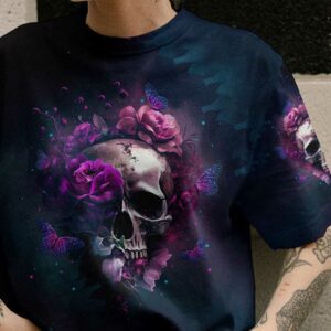 UNDERESTIMATE ME ROSE SKULL ALL OVER 3