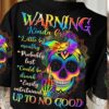 WARNING KINDA CRAZY SKULL MANDALA ALL OVER