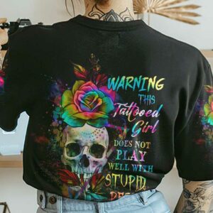 WARNING THIS TATTOOED GIRL ALL OVER 4