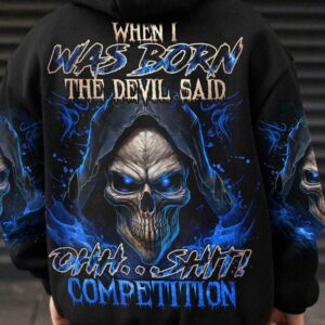 WHEN I WAS BORN REAPER FIRE BLUE ALL OVER