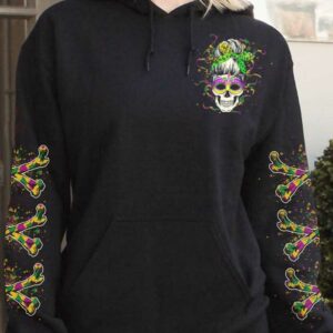 YES IM A B MARDI GRAS SKULL ALL OVER 1