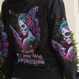 YOU COULDNT HANDLE ME SKULL ALL OVER 2 1