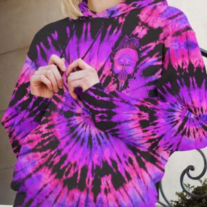 ZERO F GIVEN SKULL PURPLE TIE DYE ALL OVER 1