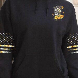 A LITTLE SUNSHINE A LITTLE SAVAGE SKULL SUNFLOWER ALL OVER 3