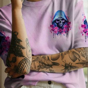 A MOUTH I CANT CONTROL SKULL REAPER ROSE ALL OVER 3