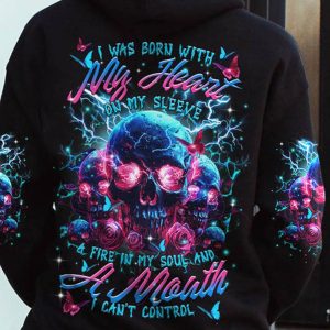 A MOUTH I CANT CONTROL SKULL ROSE ALL OVER 2