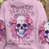 A MOUTH SHE CANT CONTROL SKULL ROSE ALL OVER 2 1