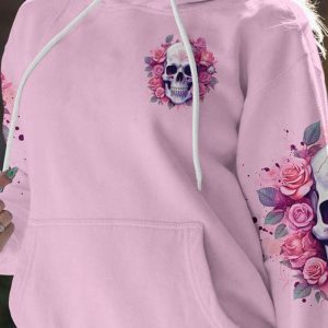 A MOUTH SHE CANT CONTROL SKULL ROSE ALL OVER 3 1