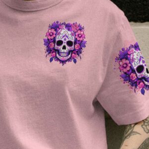 A MOUTH SHE CANT CONTROL SUGAR SKULL ALL OVER 3