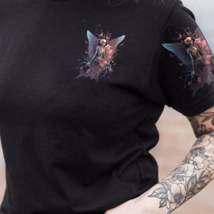 ALWAYS A STRONG WOMAN SKELETON WINGS ROSE ALL OVER 1 3