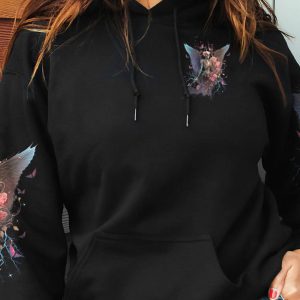 ALWAYS A STRONG WOMAN SKELETON WINGS ROSE ALL OVER 3 3