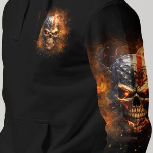 AMERICA LIVE IT LOVE IT OR GET THE HELL OUT SKULL ALL OVER 3